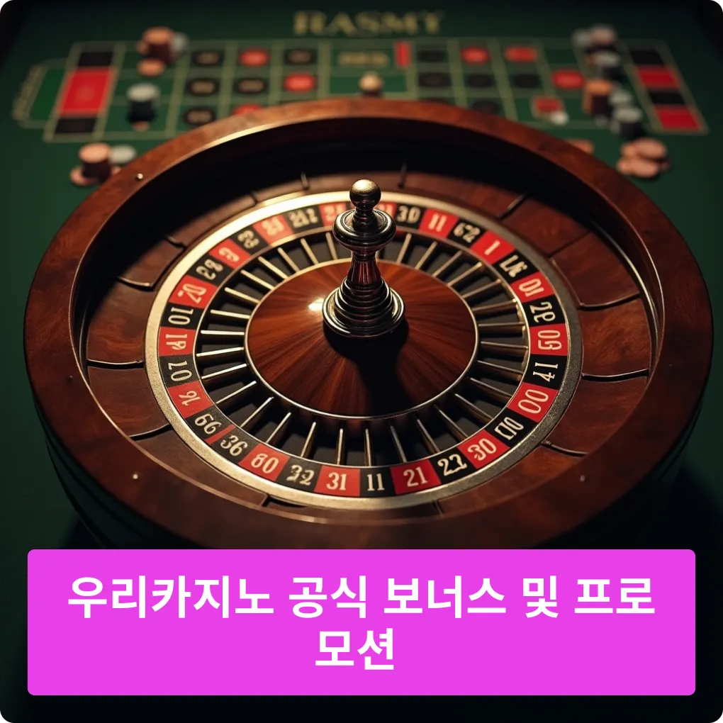 우리카지노 공식 보너스 및 프로모션